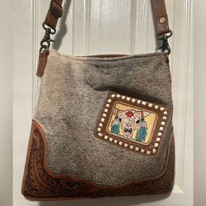 Myra cowhide Crossbody